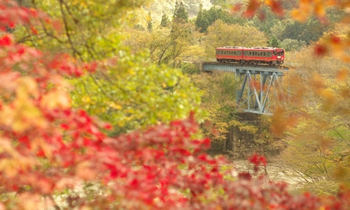 秋冬楓趣~北陸多拉A夢電車_賞楓秘境溪谷遊船雙溫泉私藏五日- JX1016